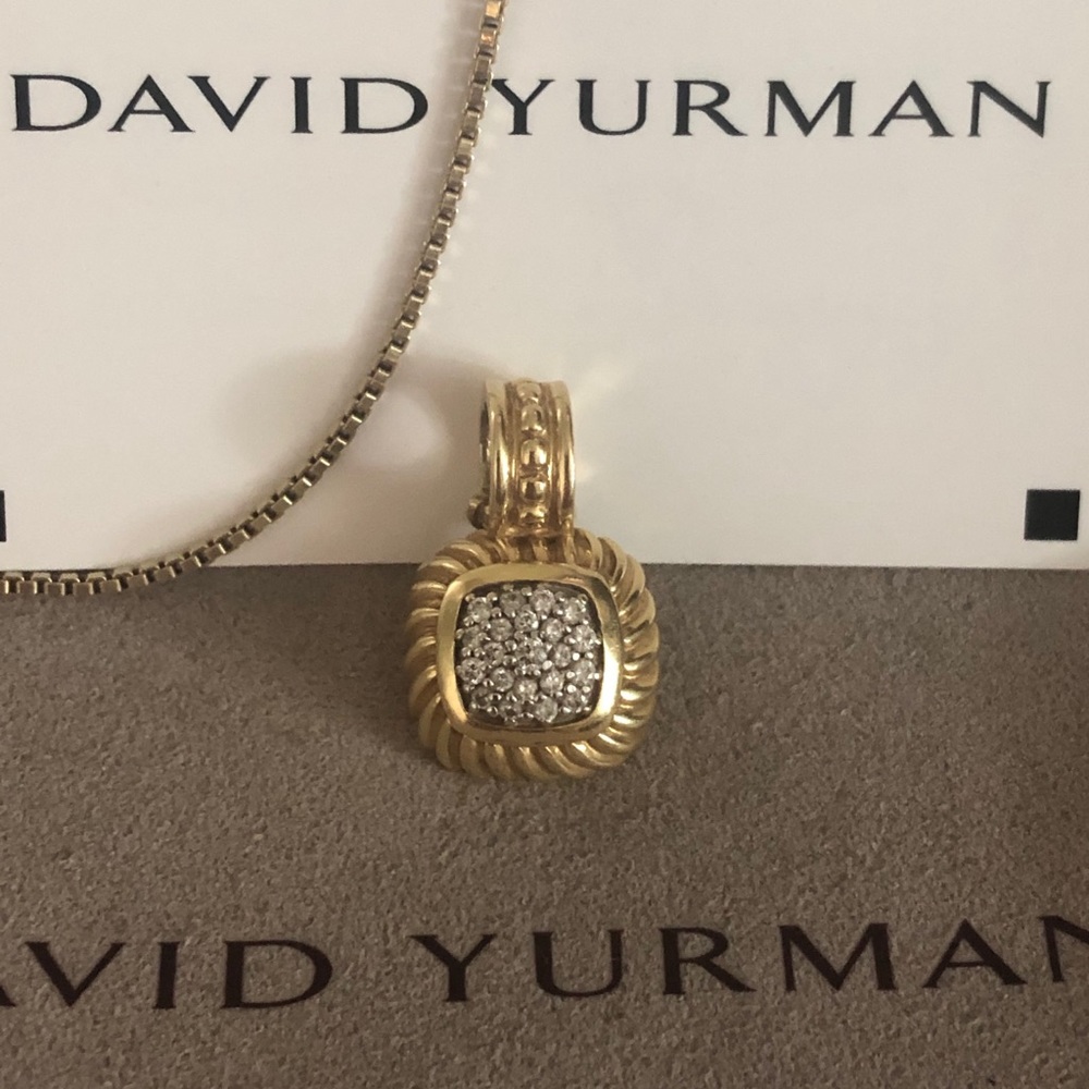 18k Gold & Diamond David Yurman Albion Pendant